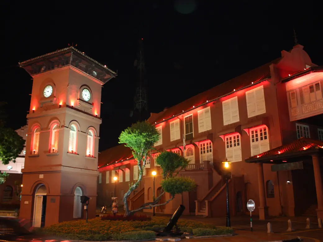 Christ Church Melaka, the 1753 Dutch-era church on Dutch Square, Melaka
