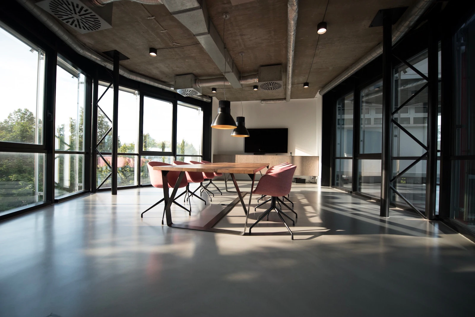 Modern boardroom